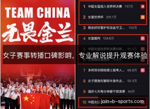 女子赛事转播口碑影响，专业解说提升观赛体验
